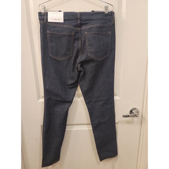 Ann Taylor Loft Modern Skinny Jeans in Dark Wash - Picture 3 of 8